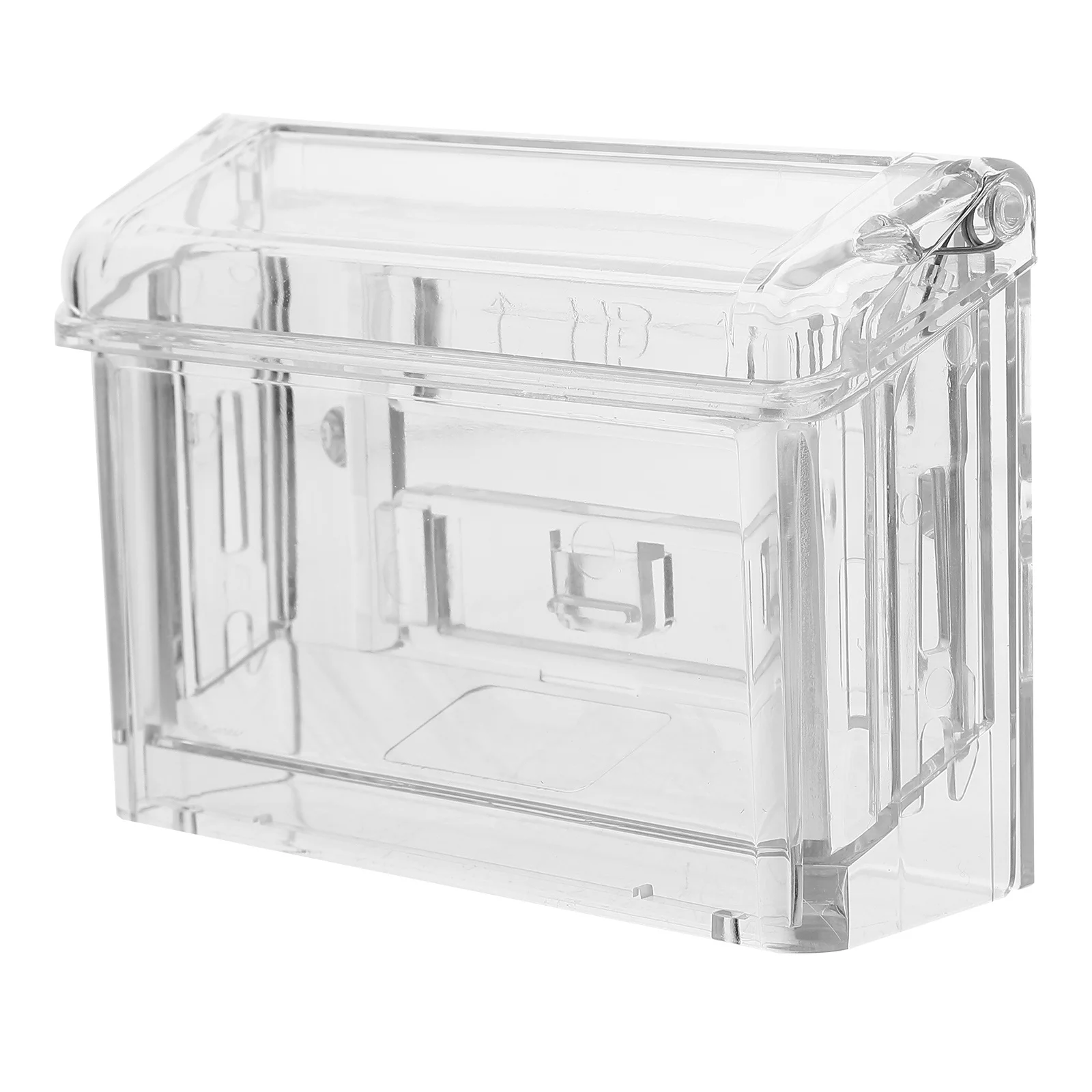 

Business Card Box Transparent Acrylic Name Card Display Organizer Holder to Organize Desk Business Cards Vendor Booth Display