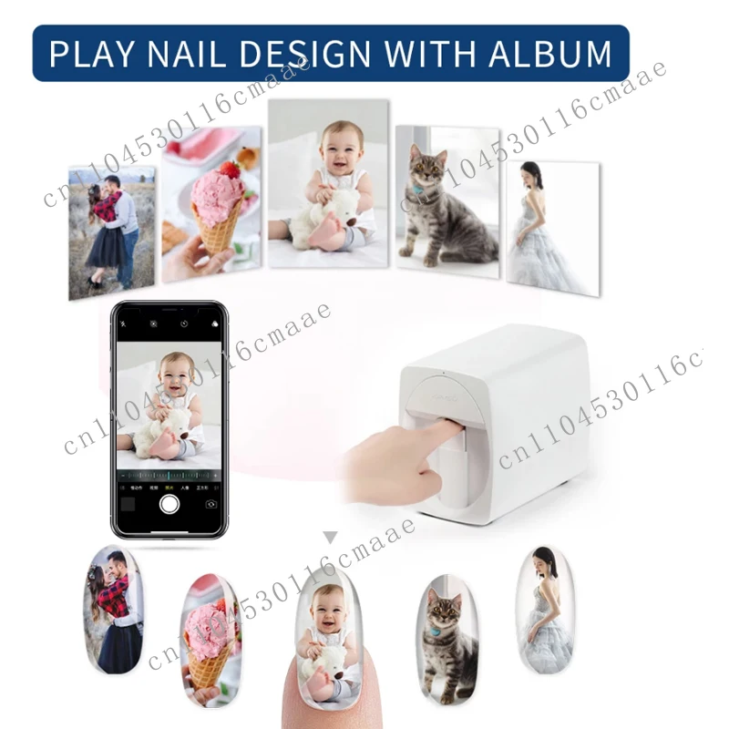 

Smart Nail Machine Home Automatic Nail Machine Printing WiFi/DIY Support