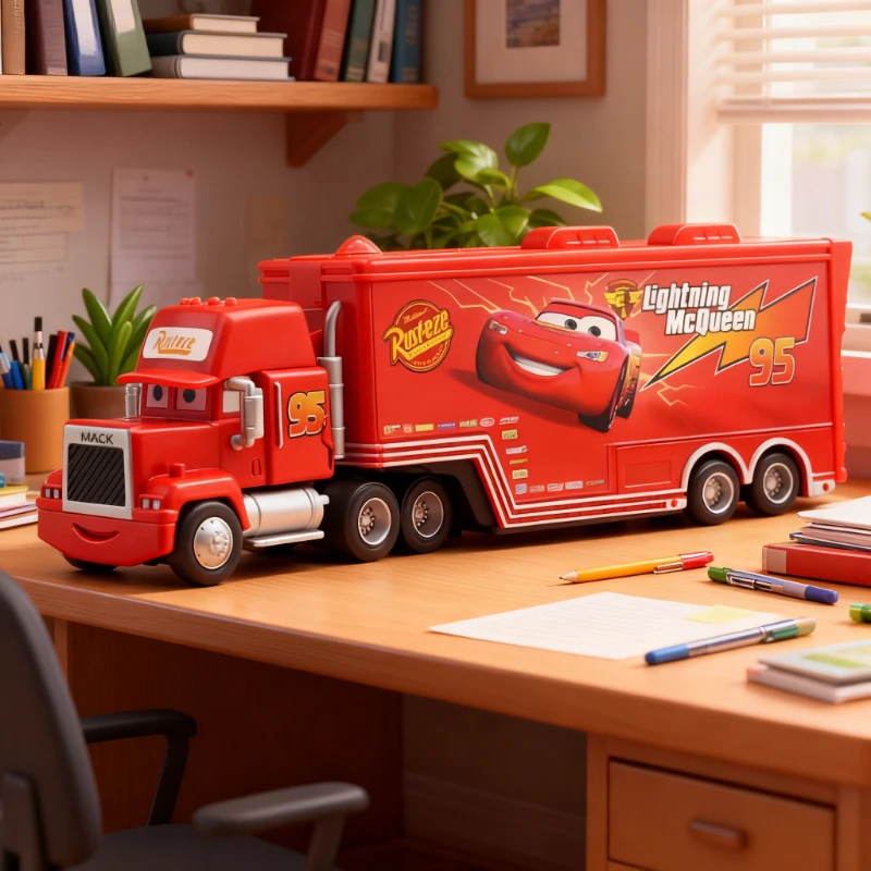 

Набор игрушек Disney Pixar Cars And Trucks Lightning Mcqueen Mike Uncle The King Cruz 1/43 Литая под давлением модель грузовика НОВЫЙ ГОД подарок для детей