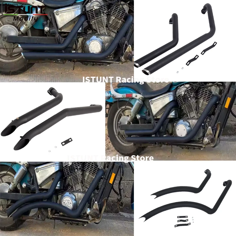 For Honda Shadow 1100 VT1100 C CL ACE C Spirit American Classic Edition (ACE) Sabre C3 Aero ACE Tourer Motorcycle exhaust system