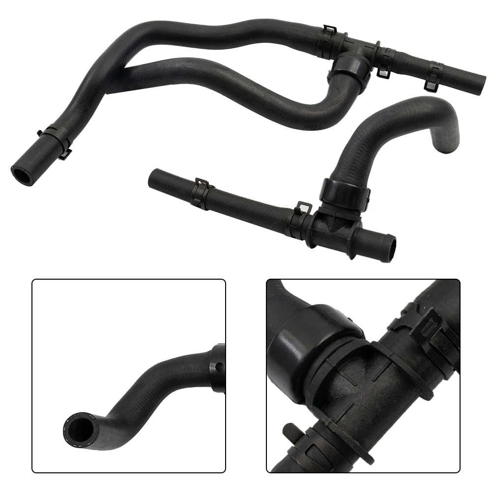 Car Heater Hose Set With Tee Kit Supply Return For Dodge Journey 2.4 VVT 2009-2019 5058437AK Rubben Metal Engines Engine Parts