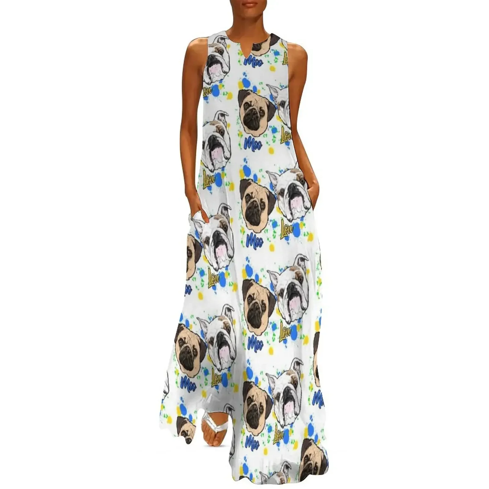 

Moo & Lou Long Dress sexy dress for women Summer skirt summer dress daily women elegant luxury