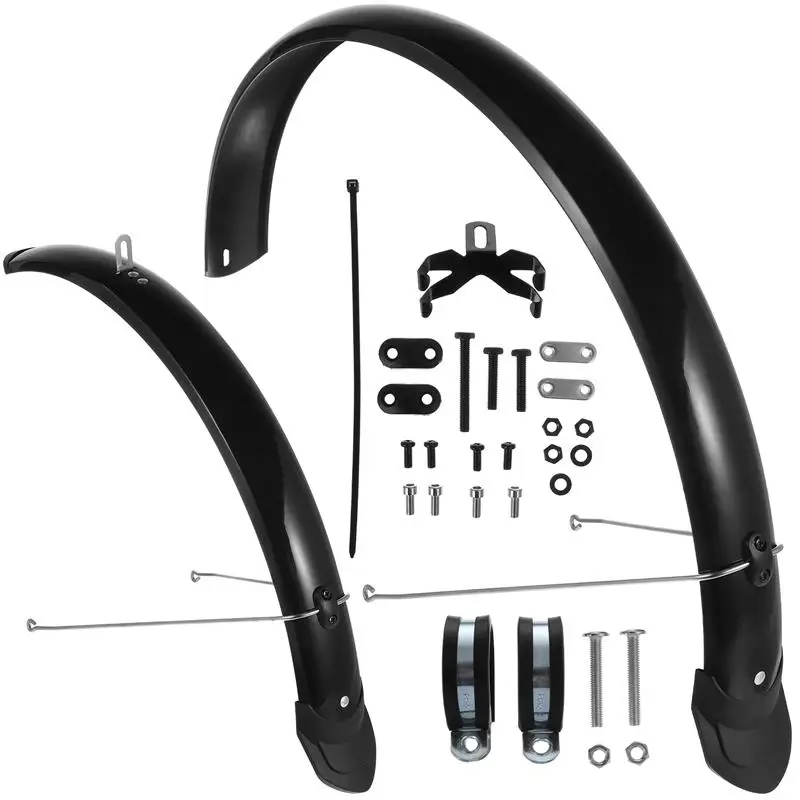 1 Sets Mountainous Road Bike Mudguard 700C Quick Detachable Simple Installation 26 inch Bicycle Universal Cycling Accessories