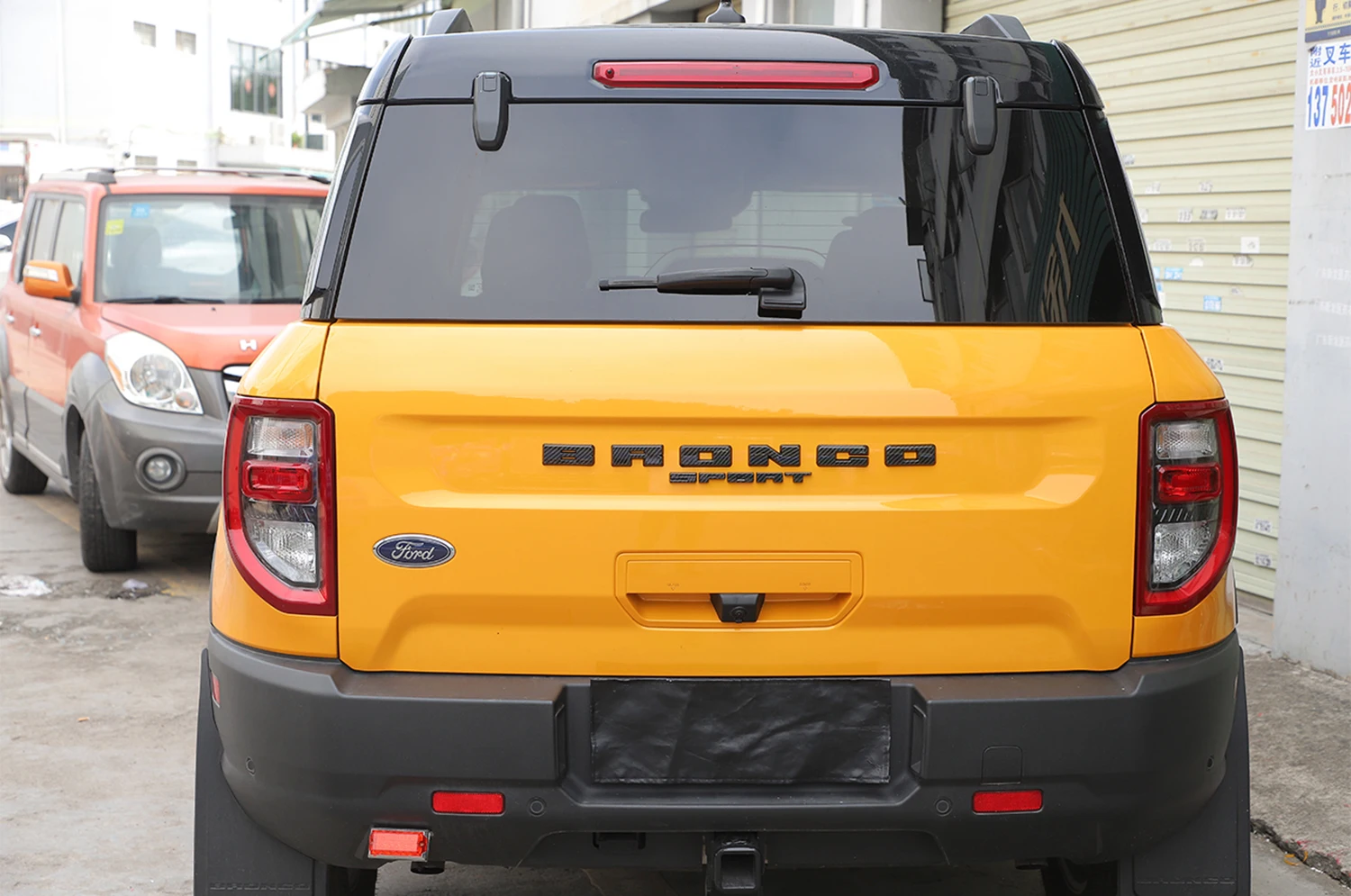 Tronco traseiro Tailgate Letter Badge Decoração Adesivos, Acessórios Exterior do Carro, Emblema para Ford Bronco Sport 2021 2022 2023 2024