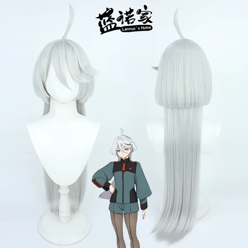 

Anime The Witch from Mercury Miorine Rembran Cosplay Wig Halloween Carnival Party Props Synthetic Hair + Wig Cap