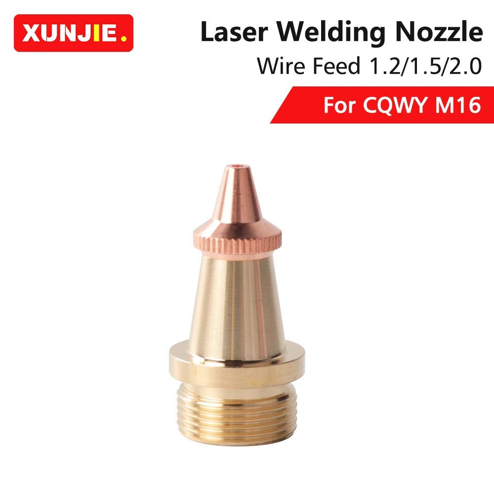 XUNJIE-Buse de soudage laser SUP M16, fil CQWY rajeunissant 1.2/1.5/2.0 pour machine à souder portative à fibre