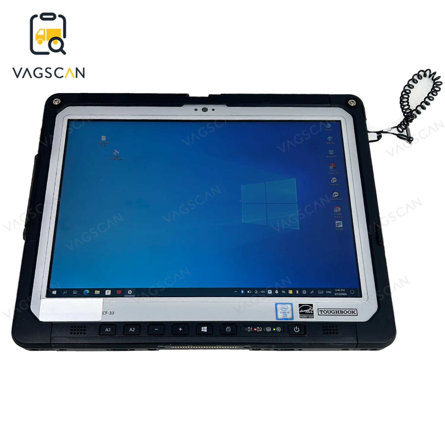 

Система Win10 для планшета TOUGHBOOK CF33, процессор I5-6300U 2.40ГГц/2.50ГГц, Windows 10 Pro, 8ГБ, диагностический ноутбук