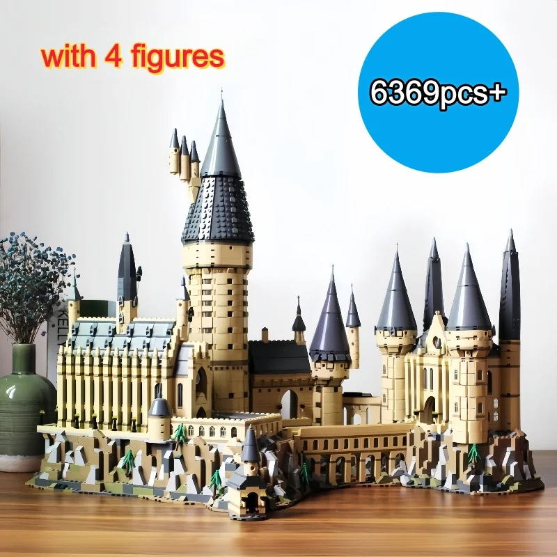 

DIY Creative Magic Movie Castle School Mini Building Blocks Set MOC Assembly Bricks Kit DIY tabletop decoration birthday gifts
