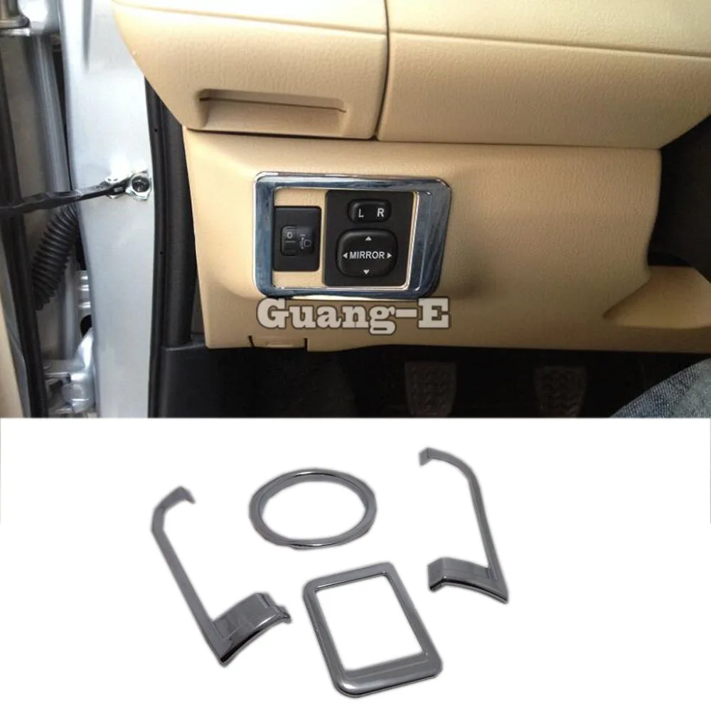 

Автомобильный ABS хромированный задний выход + панель переключателя противотуманных фар + верхний вентиляционное отверстие для кондиционера 4 шт. для Toyota Vios/Yaris/sedan 2014 2015 2016