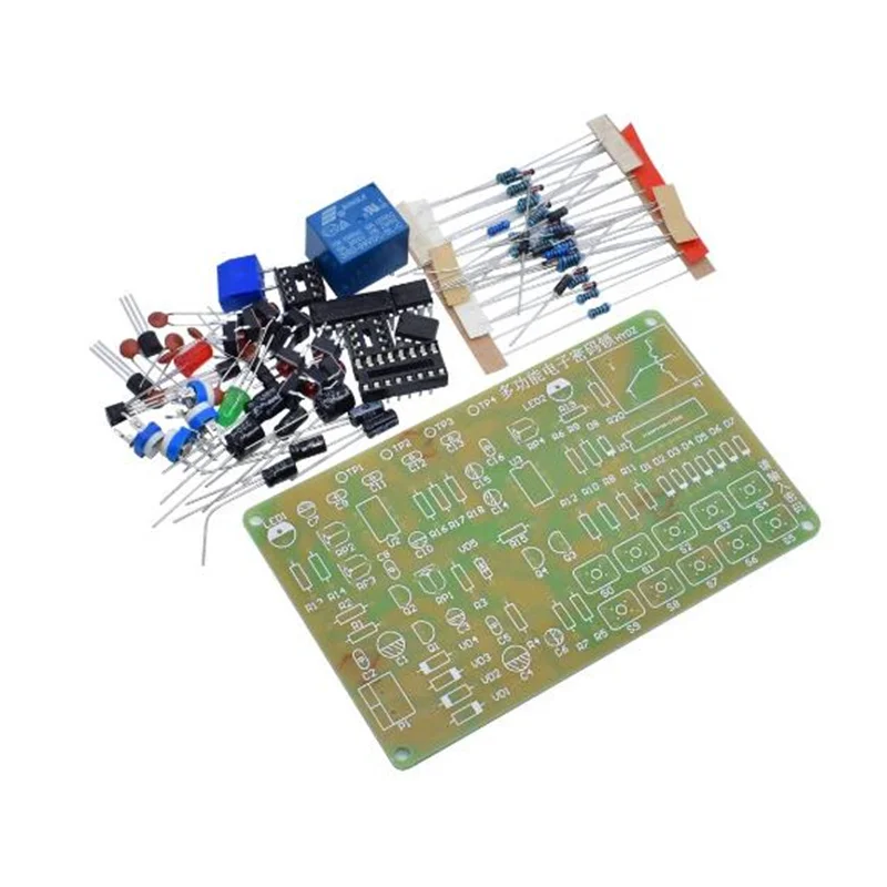 Multi-function electronic code lock circuit kit DIY electronic skills competition electronic principle student training learning