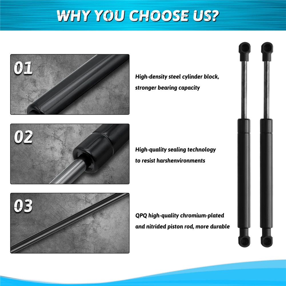 2 Buah Aksesori Mobil untuk Volvo S60 2001-2009 Belakang Mobil Bagasi Ekor Gerbang Tailgate Boot Gas Spring Lift Mendukung Guncangan Struts