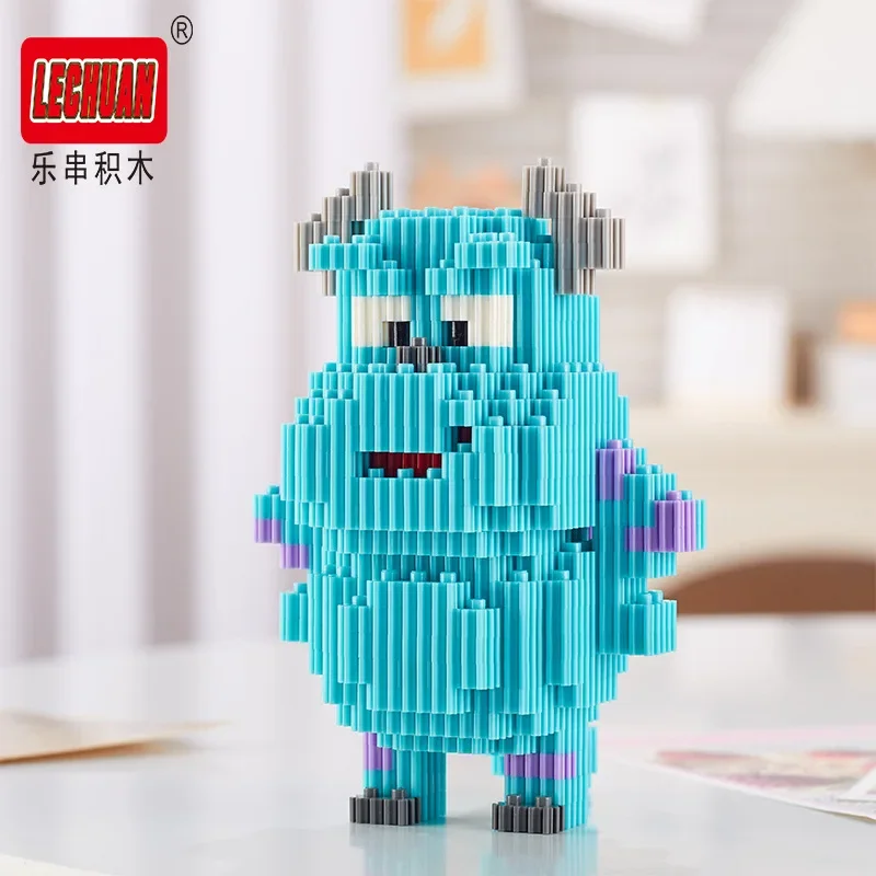 Linkgo Monster University Connection Building Blocks James Mike Model Anime Mini Brick Figure Toy For Kids Santa Gift