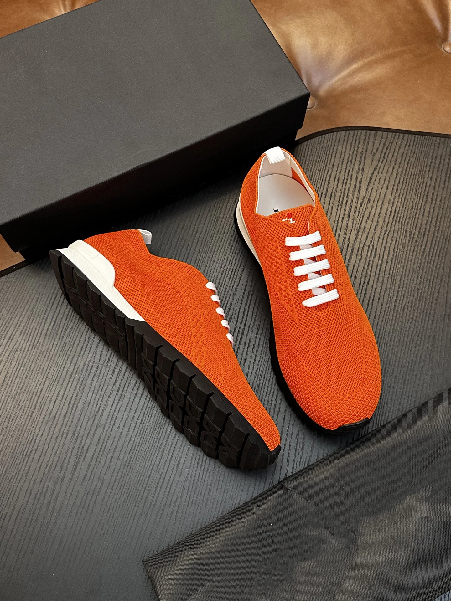 OECHSLI Shoes Cowhide 2026 new soft fashion breathable sports Comfortable sports Knitted quality Men‘s European big size 38-47