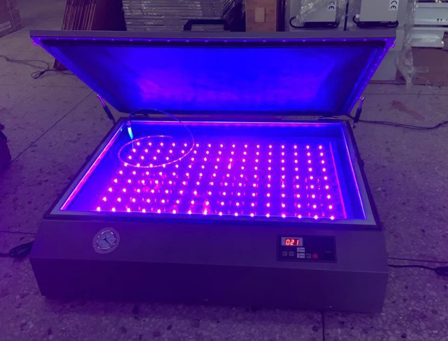 24X35 inch scree Frame type desktop LED  Screen printing exposure machine