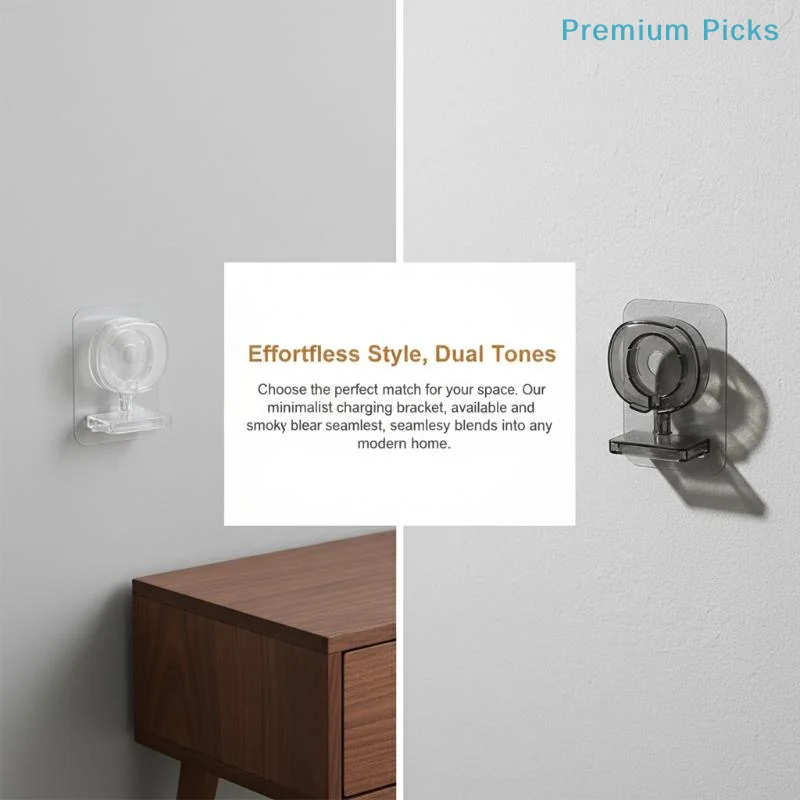 portableWall Mounted Watch Charging Stand No Drill 3 in 1 Multi Functional Charging Shelf for Home Office and Dorm Room