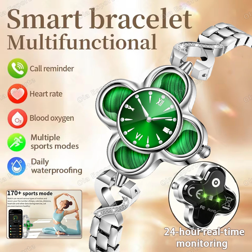 

Новая мода смарт-браслет женский 24 часа сердечного ритма кислорода в крови монитор сна шагомер напоминание о вызове 170+ спортивные умные часы