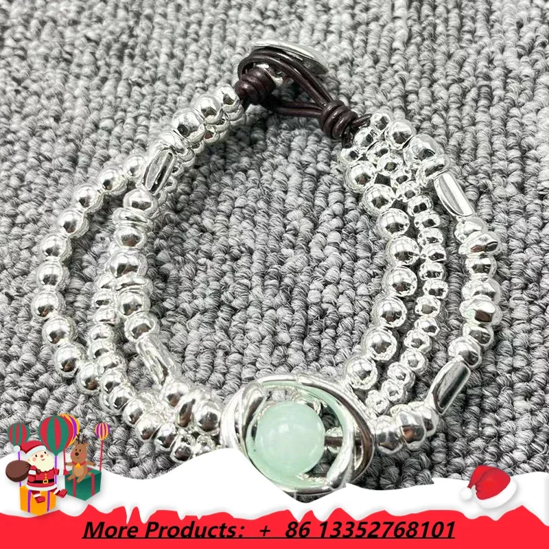 

Европейский и американский модный элегантный браслет Tianhe с камнем в форме полумесяца, женский подарок