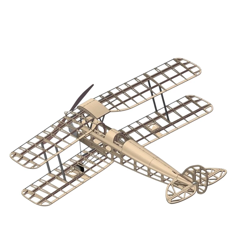 RC Airplanes Wood RC Airplane Model Scale 980Mm Mini Wood Building Kit DIY Electric Aircraft RC Flying Toy