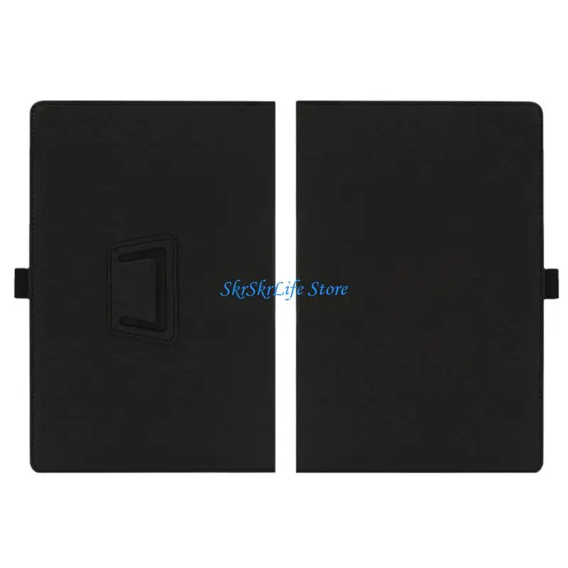 E65E Folding Faux Leather Tablet Cover For MovinkPad 14Inch Screen With Hand Strap