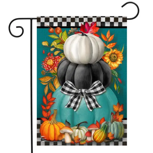 Briarwood Lane Colorful Pumpkin Stack Garden Flag