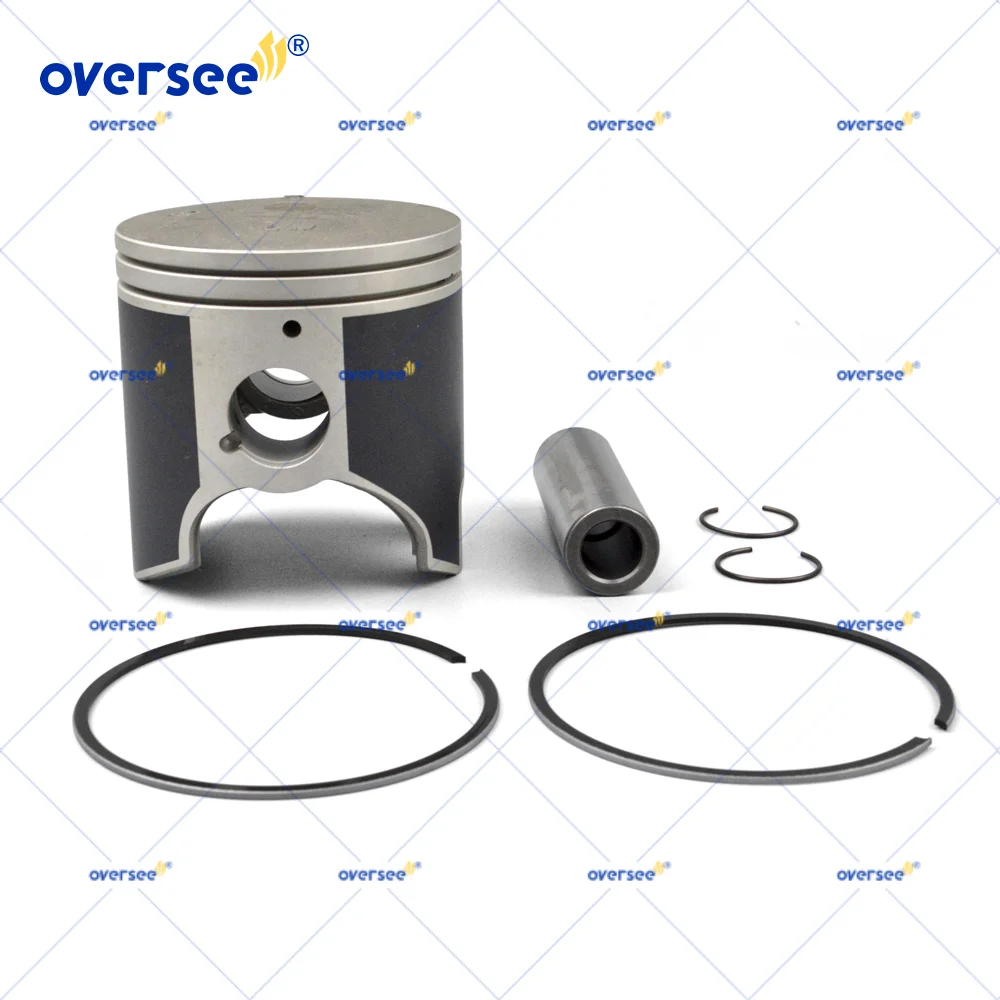 Oversee 66V-11631 STD Piston Kit for Yamaha Jet Ski Waverunner XLT1200 GP1200R  2 Cylinder Outboard Engine 66V-11631-00