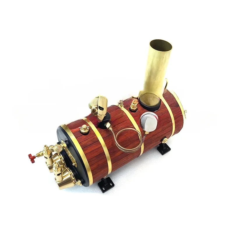 High-efficiency steam engine boiler, retro model marine boiler model, diameter: 105mm, full water capacity: 850ml