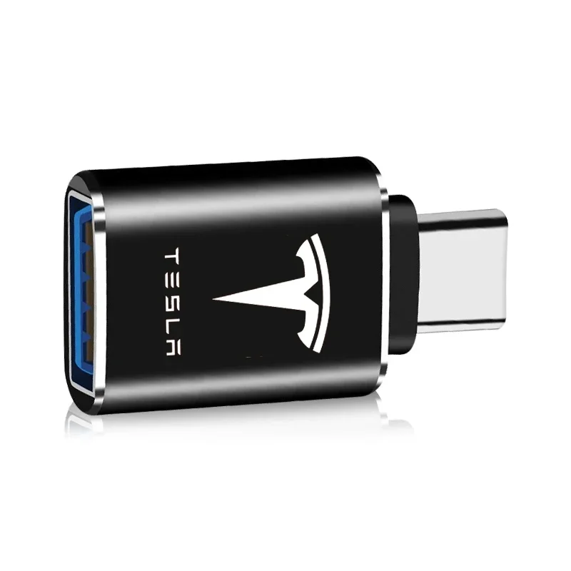 Car charging adapter TypeC to USB converter Accessories For Tesla Model 3 2022 S X Y Style Roadster Invader Coil Mod WYE K80