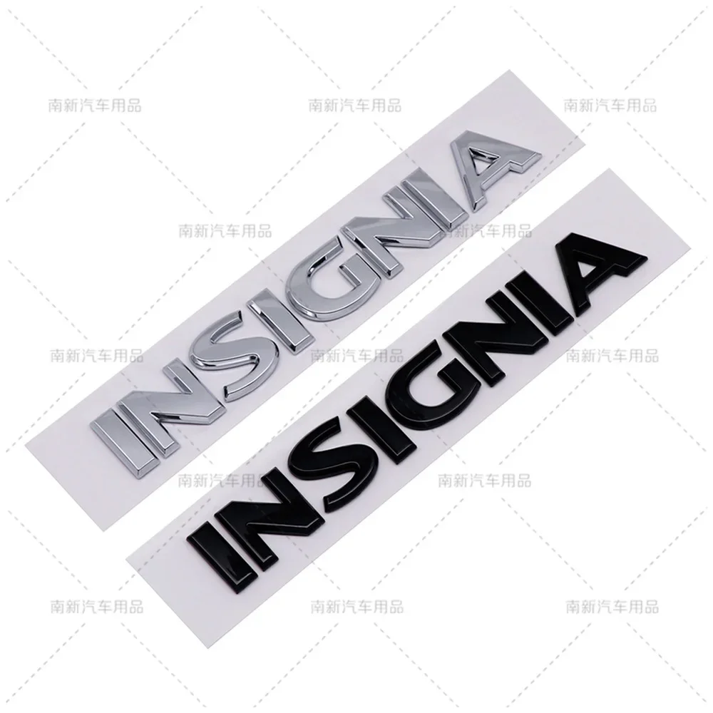 INSIGNIA Labeling Is Suitable For Opel Modified Letter Decoration Rear Trunk Label ABS Labeling Car Sticker Emblem
