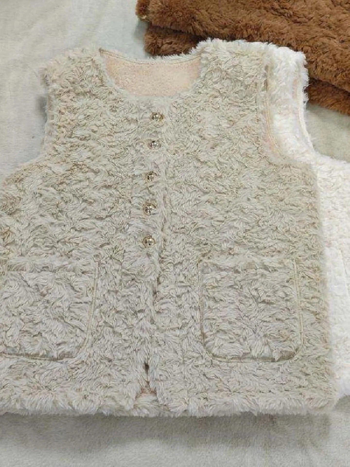 autumn-winter-thickened-women's-vest-warm-plush-sleeveless-top-handkerchief-fashionable-outerwear-by-aiye