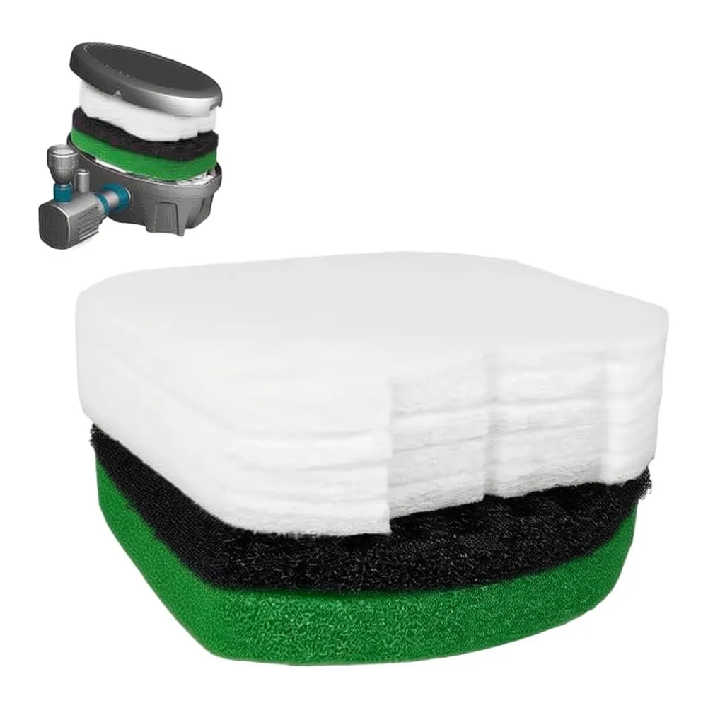 For Inpond 5 In 1 600 and 6 In 1 900 Compatible Maintenance Kit Including Polymer Wool and Foam Filter Cartridges