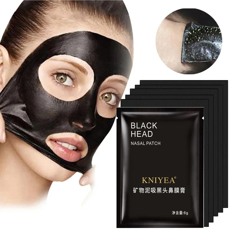 50pcs Black Head Mask Black Face Mask Soothe Peel Off Black Mask Skin Care 3/5/6/10/13packs