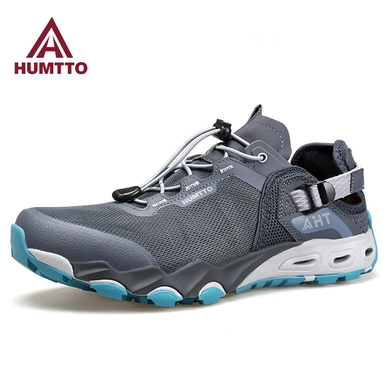 

HUMTTO New Water Shoes Men Breathable Summer Beach Sneakers Mens 2022 Trekking Outdoor Aqua Shoes Sports Hiking Sandals for Man