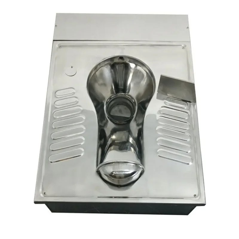 304 stainless steel foamed squatting toilet foam plugging mobile toilet odorless squatting pit water-saving foam