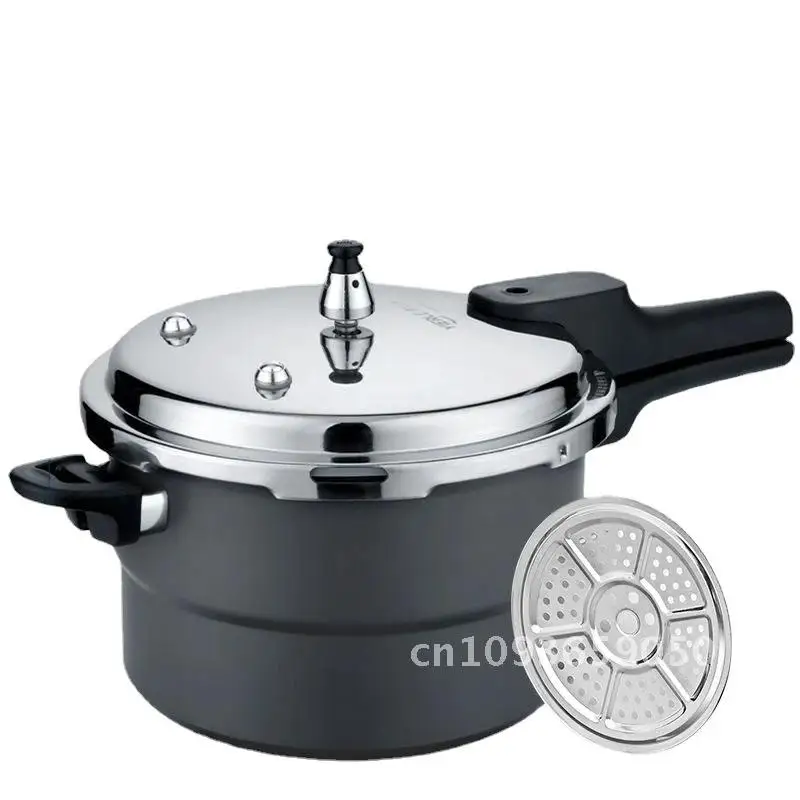 

Ultra-Durable Stainless Steel Pressure Cooker for Stoves and with Non-Stick and Safety Coating Features Induction Gas