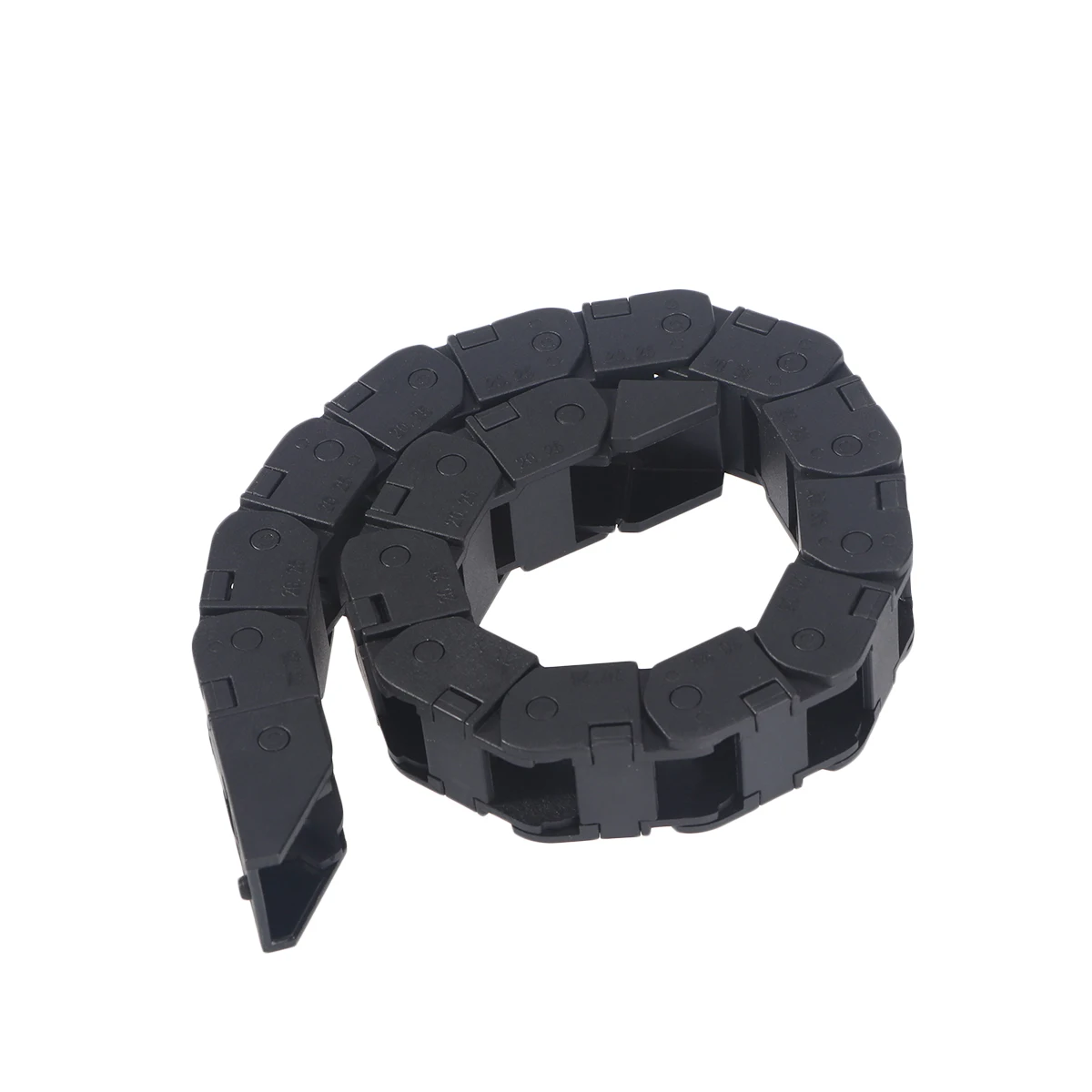 

Cable Drag Chain Flexible Light Curtain Link Door Operator Nested Carrier Semi Closed Plastic Wire Carrier for CNC Machines