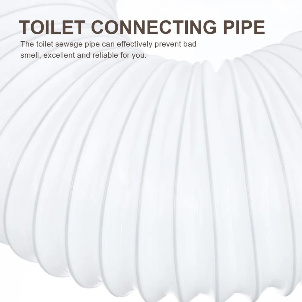 PP Based Flexible Toilet Waste Pipe Connector Engineered for Consistent Flow Path and Minimal Back Pressure Risk