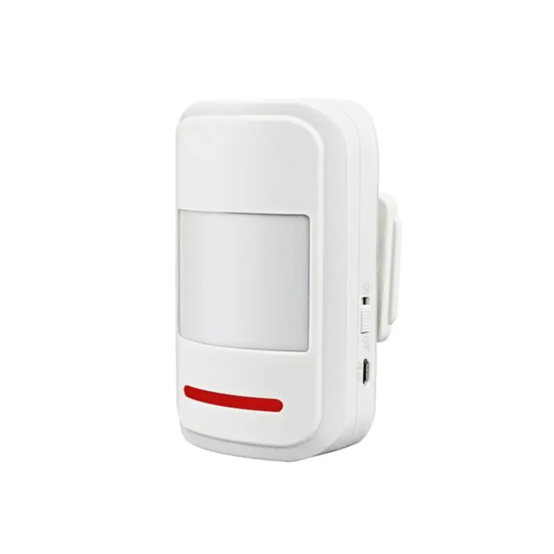 Rechargeable 5V USB 433MHz Wireless PIR Sensor Motion Detector For GSM PSTN Security System Auto Dial Alarm Kit Alarm Detector