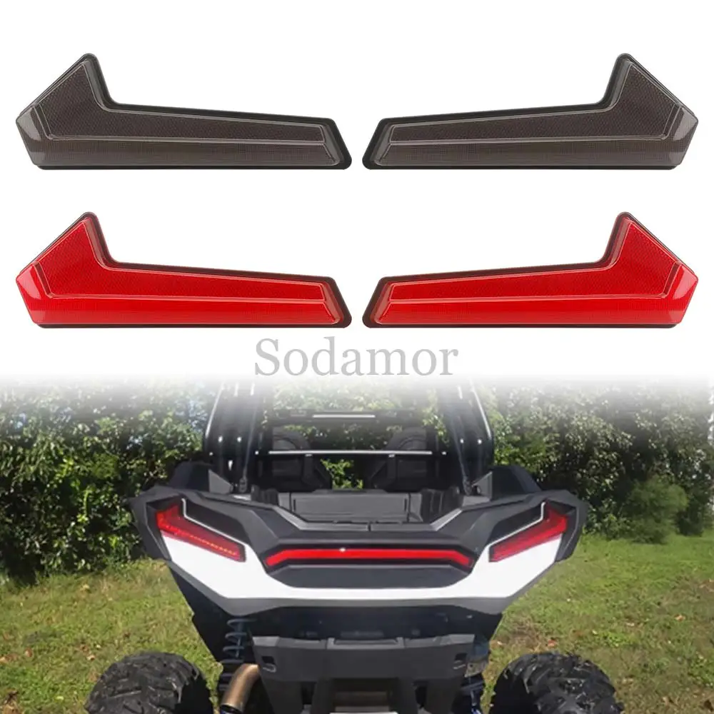 مصابيح خلفية خلفية LED للدراجة النارية UTV ATV/مصابيح خلفية لـ RZR XP 4 1000 Ultimate 2023، Turbo S Velocity 2021، XP Turbo S Velocity #4
