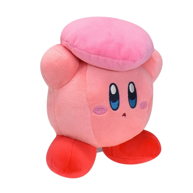 Kawaii Cute Cartoon Kirby Game Peripherals Heart-raising Kirby Girly Heart Stuffed Plush Toy Children's Birthday Gift