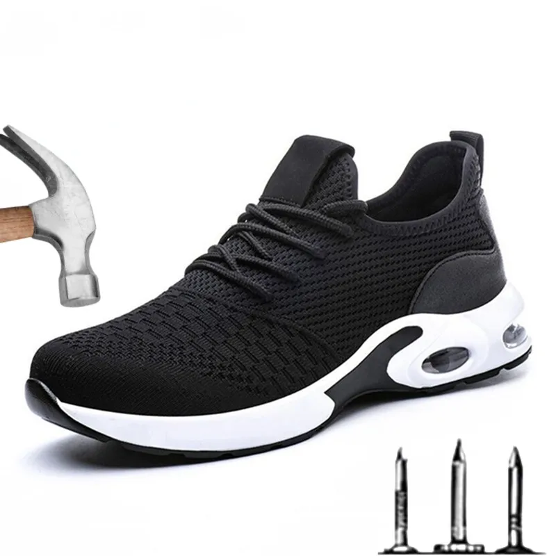 

Low-top Mesh Work Shoes Anti-smashing Anti-puncture Safety Shoes Lightweight Breathable and Comfortable Protective Work Shoes