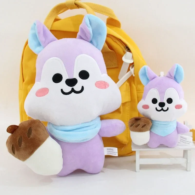 Porte-clés pendentif en peluche, combinaison de stars coréennes, pare-balles, JBathroom, numéro Zheng, poupée en étain, Kawaii, beurre, cadeau d'anniversaire, PE, Bt21