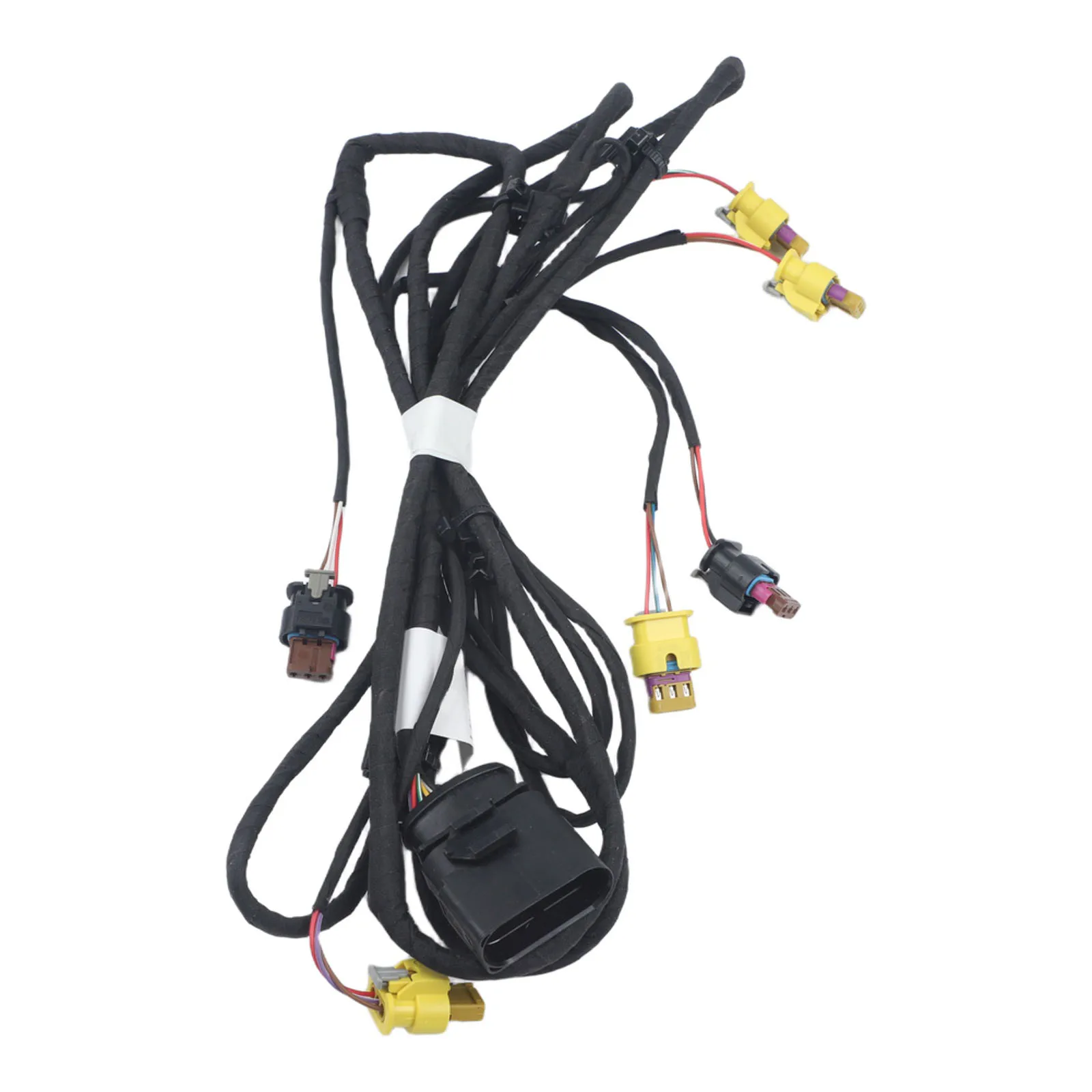 Front Bumper Parking 6 Sensor Wiring Harness Black ABS Plastic Replacement Part For For A6 For For C8 2019-2025 OE 4K5971095A