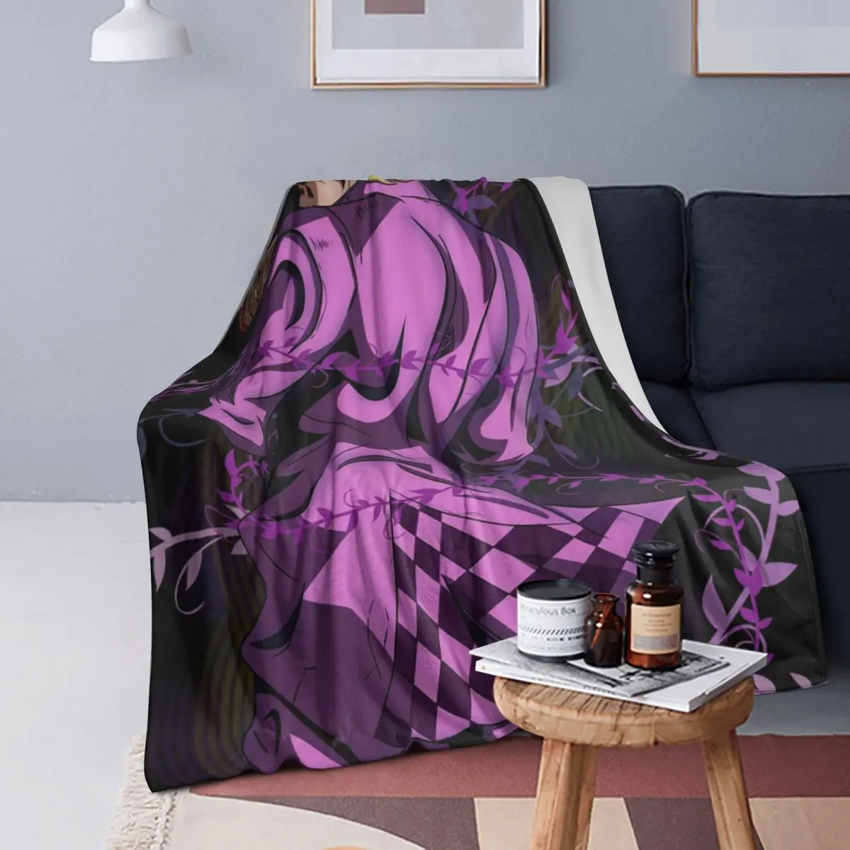 

Anime JOJO HD ART Blankets Soft Warm Flannel Throw Blanket Bedspread for Bed Living room Picnic Travel Home Sofa