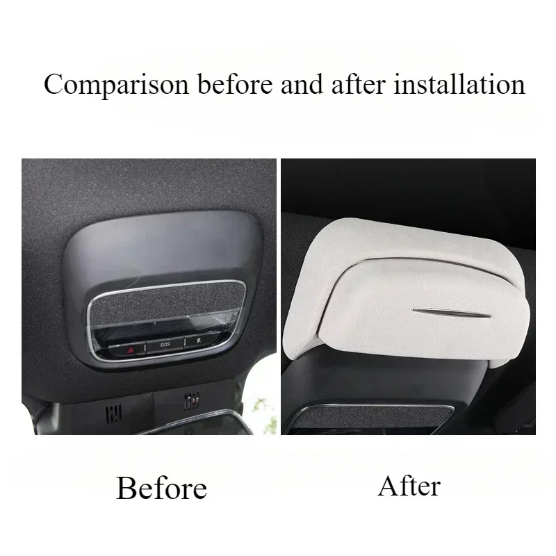 For Xpeng G6 2023-2025 Car Glasses Case Sunglasses Storage Clip Modified Car Top Storage Interior  Protection Car Accessories