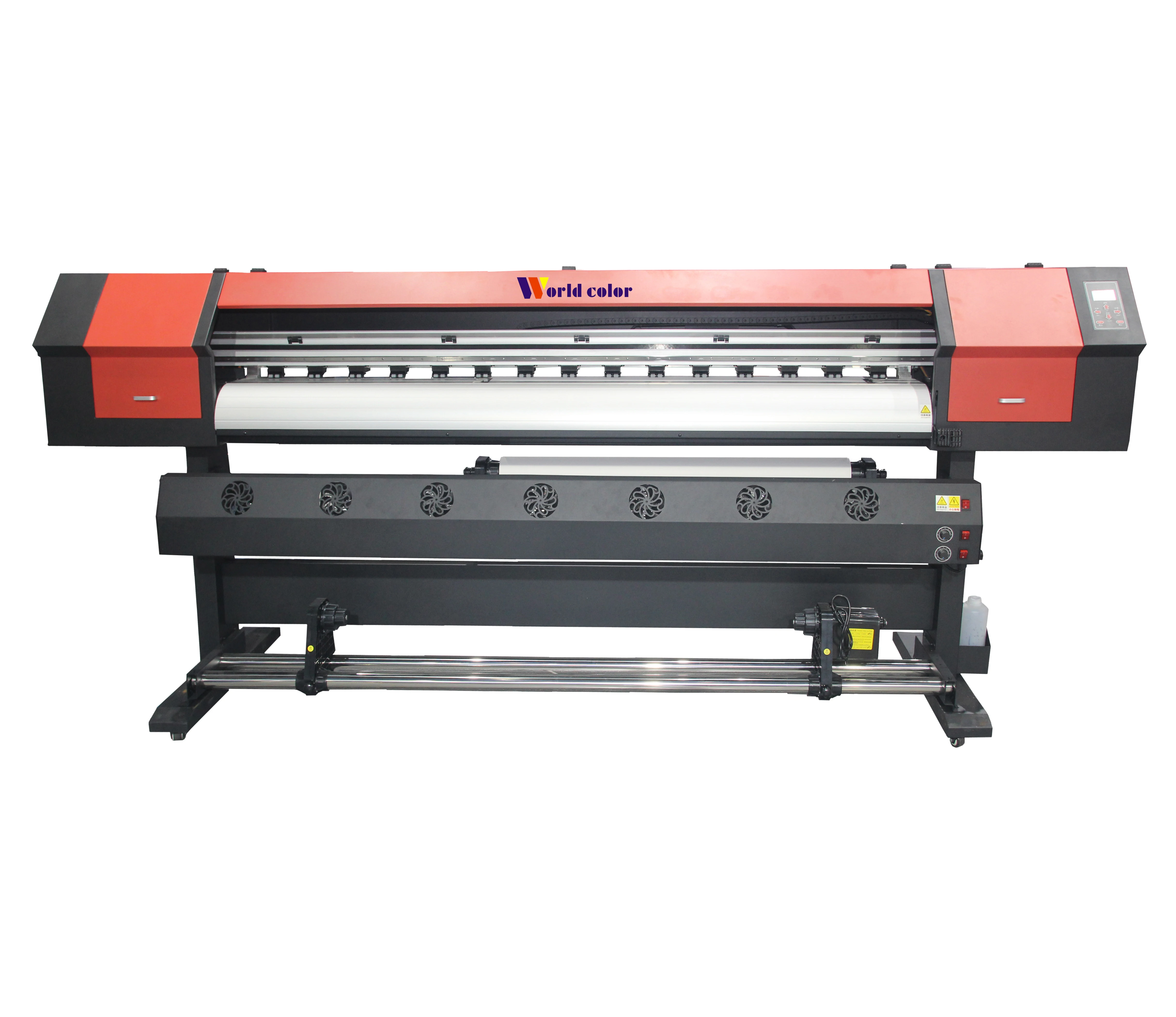

2026 New Large Format Digital 1.8m Sublimation Printers Machine With Xp600 I3200 Head Printing On T Shirts Polyester Fabric