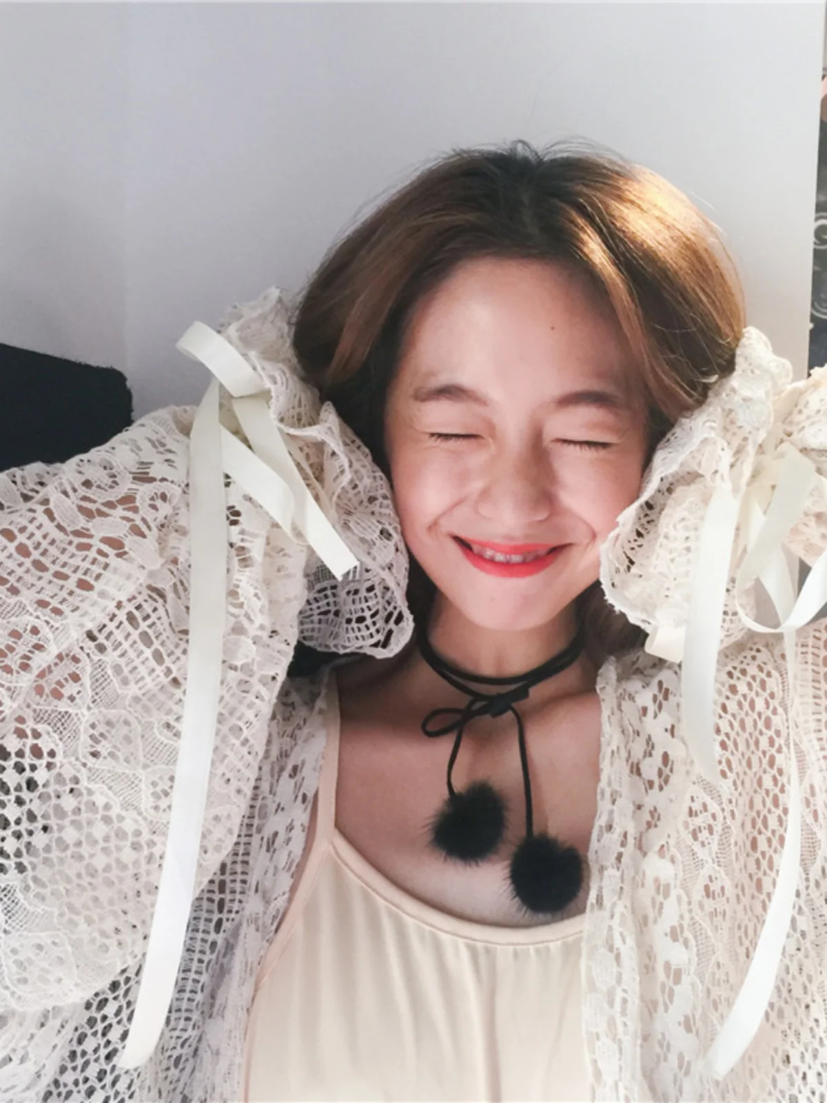 

Lace Open Cardigan Cover up Loose Hollow out Lightweight Women's Mid-Length Fairy T Outerwear awl Summer Faion