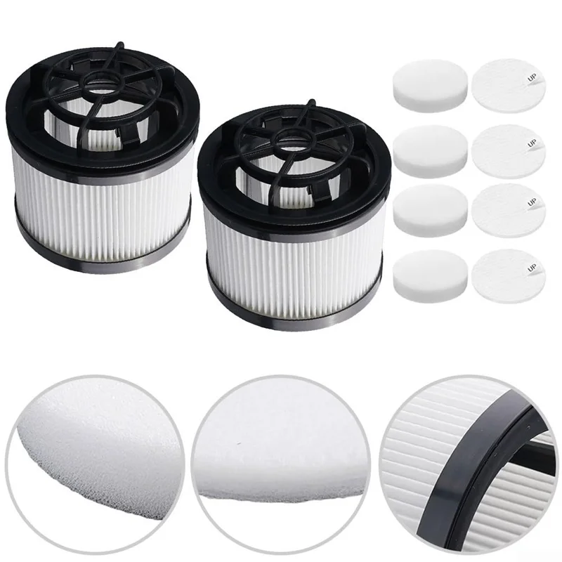 لماذا-For LVAC 300 طقم استبدال المكنسة الكهربائية اللاسلكية قطع غيار الفلتر الكاملة