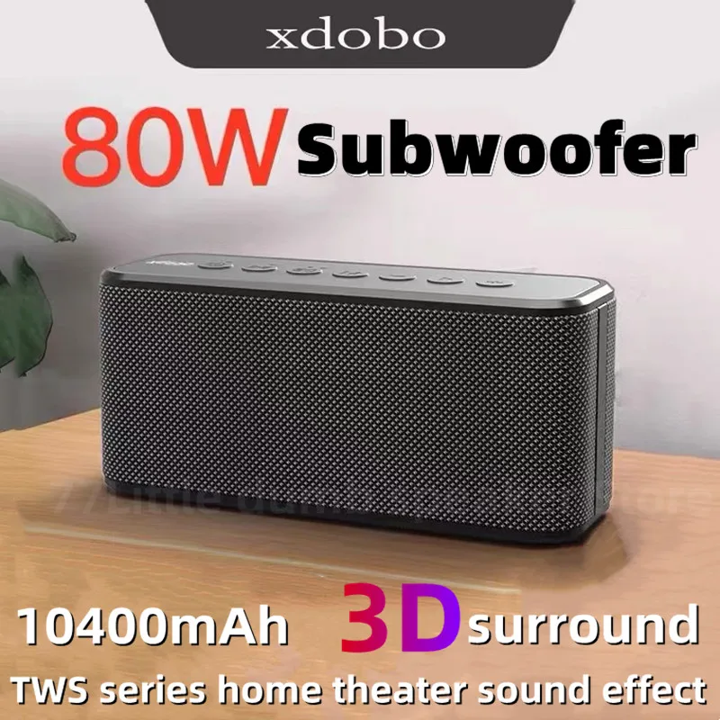 

XDOBO X8 Plus Wireless Bluetooth Speaker Portable Sound Column Ultra-high Power 80W Subwoofer For Mobile Phone Charging Boom Box