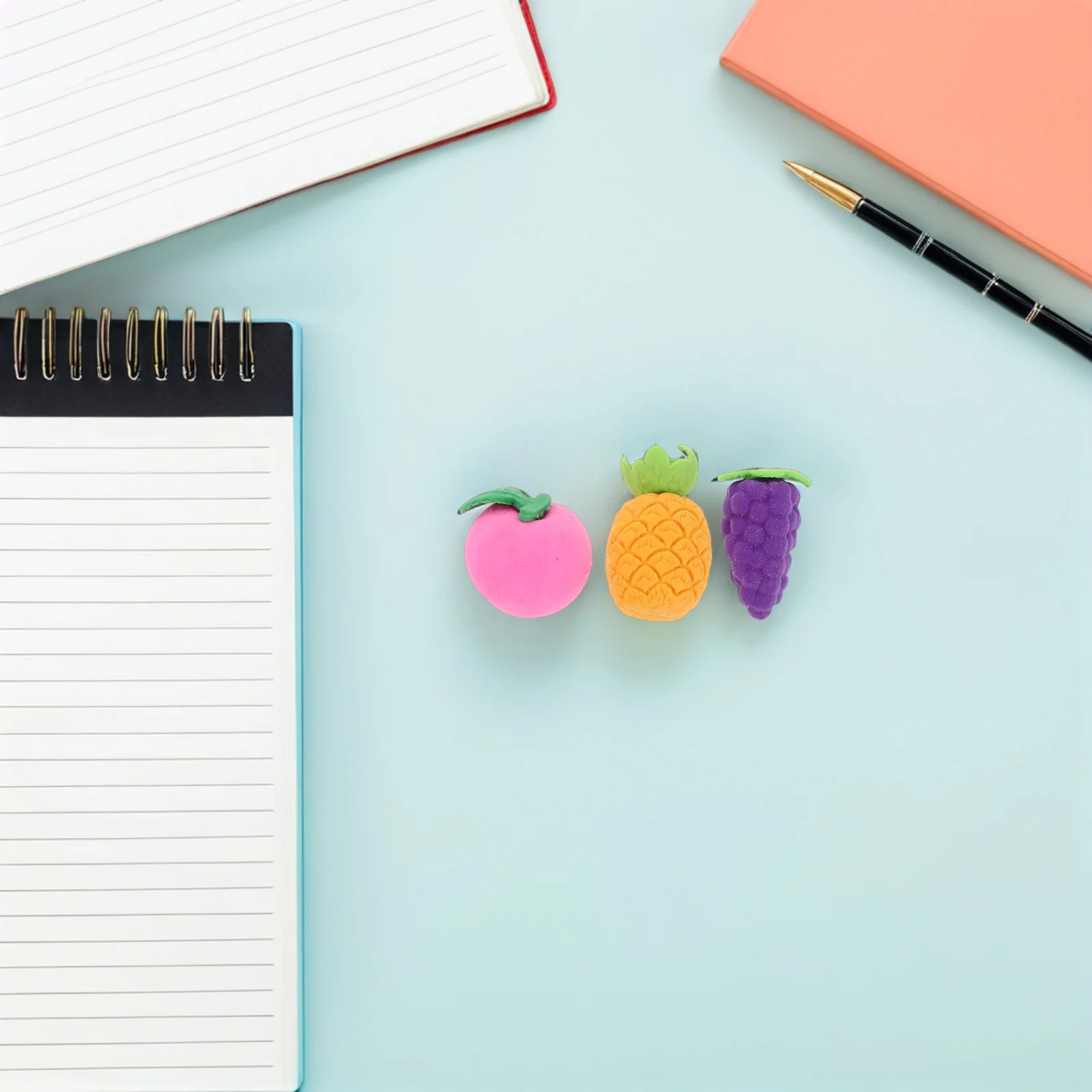 

10Pcs Pencil Erasers Cute Fruit Vegetable Shapes Cartoon Erasers Kids School Classroom Rewards Party Favor Pencil Eraser Cute