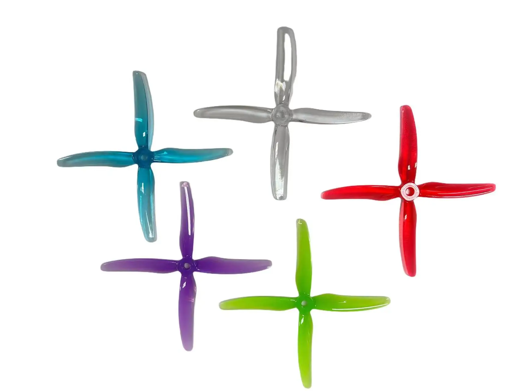 4 pcs/ 2 pairs Gemfan 51455 5inch 4 blade/ tri-blade Propeller Props CW CCW Brushless motor FPV Propeller for FPV Racing drone